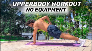 Beginner Upper Body Workout | No Equipment