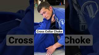 Cross Collar Choke-Fundamental Fridays  #shorts #BJJ #Choke #submission