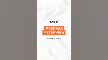 Pyspark Interview Question #interview #pyspark #exam #pysparktutorial #education #software