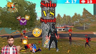 SOLO vs SQUAD Full Gameplay 🦄 Fantasy solo vs squad kaise khele Ali is best