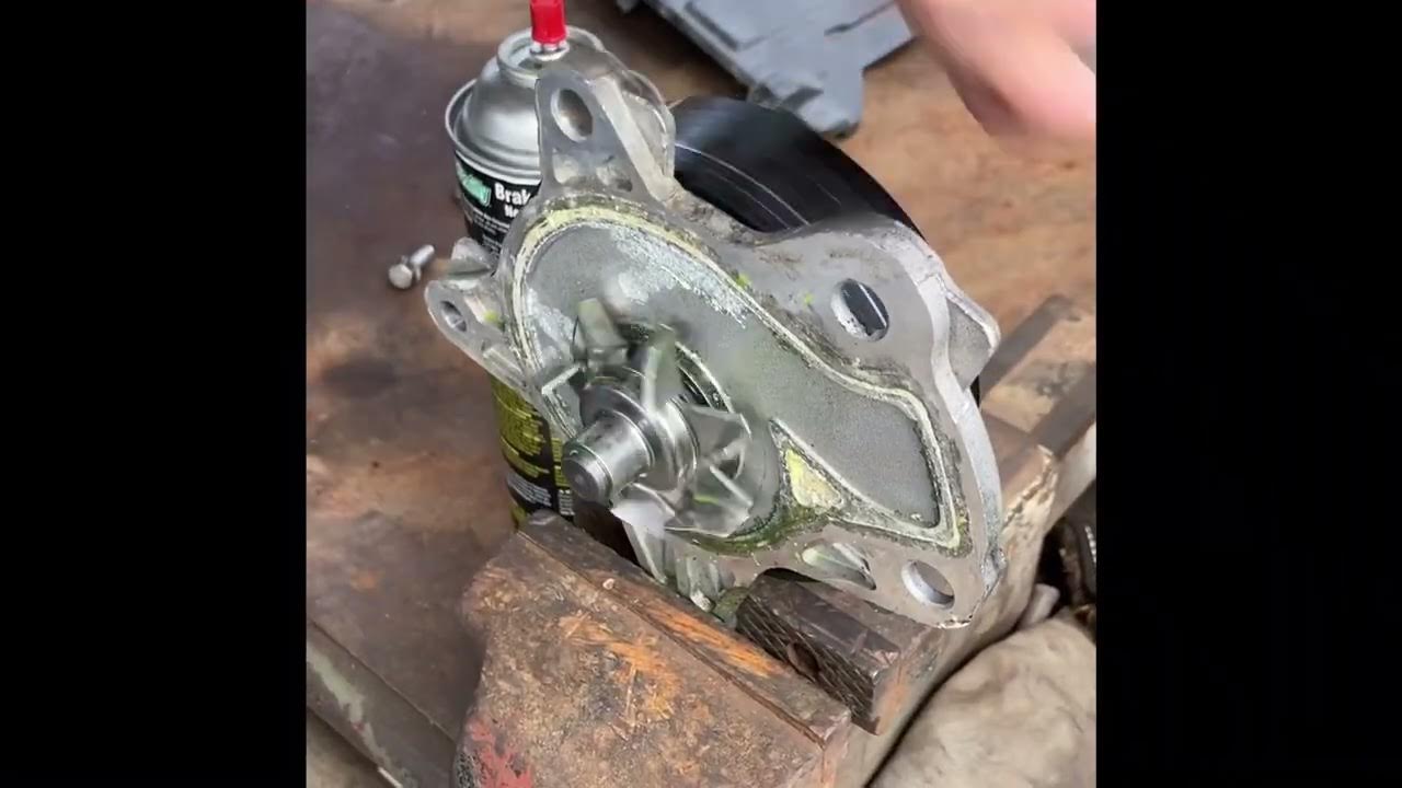 08 Scion XD Water Pump Removal - Caution Clearance Issues - YouTube