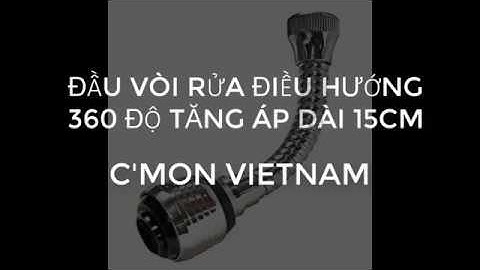 Đầu vòi rửa tăng áp điều hướng trục lò xo 15cm 360 độ với 2 chế độ nước C