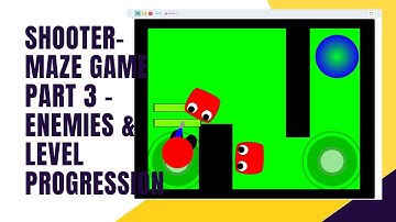 How To Make A Shooter-Maze Game on Scratch Part 3 - Enemies and Level Progression