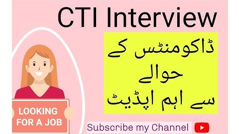 Cti Interview Documents updates cti jobs college Teaching Internee jobs updates daily cti interview