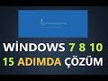 kişisel bilgisayarınız bir sorunla karşılaştı ve yeniden başlatılması gerekiyor sorunu