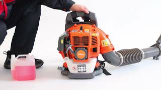 EB430 Video of leaf blower setup and use