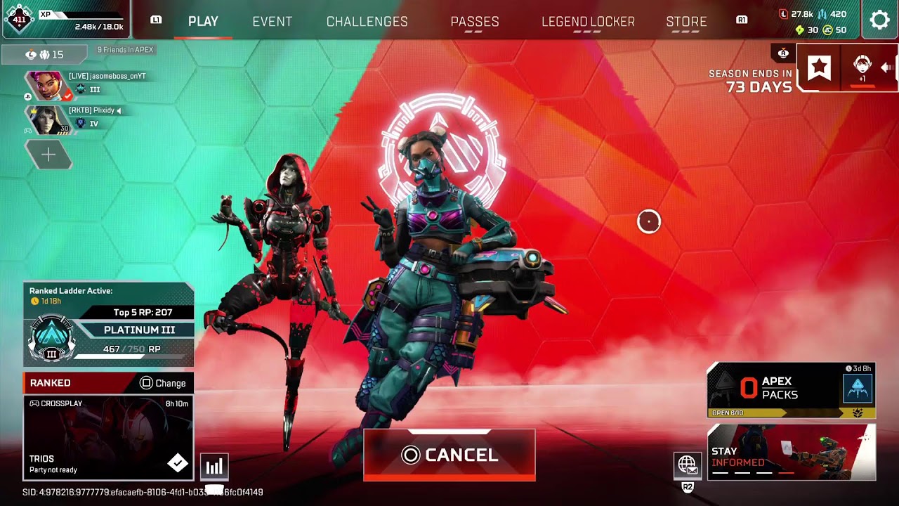 Road to masters ranked | Apex Legends - YouTube