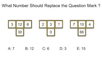 Number Pattern | Can you find what number the question mark is? | Math Logic Puzzles