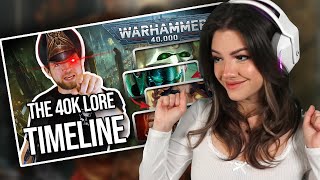 I'M GETTING IT!! Reacting to Timeline of Warhammer 40k Lore by Bricky