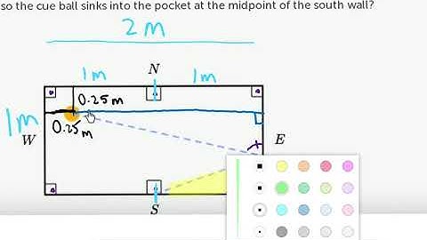 Similar Triangles Part 3: Pool table challenge problem