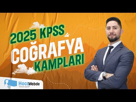 64) KPSS 2024 COĞRAFYA ENGİN ERAYDIN KAMP 1 - 2 - 3