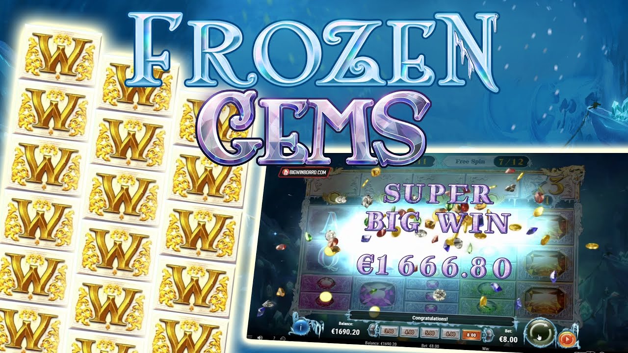 FROZEN GEMS (PLAY'N GO) ONLINE SLOT - YouTube