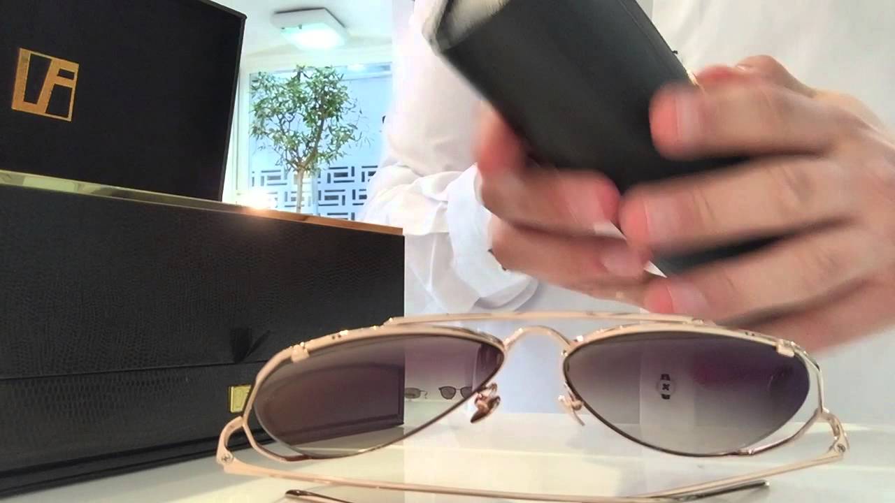 Linda Farrow sunglasses unboxing video @ kois-optics.gr