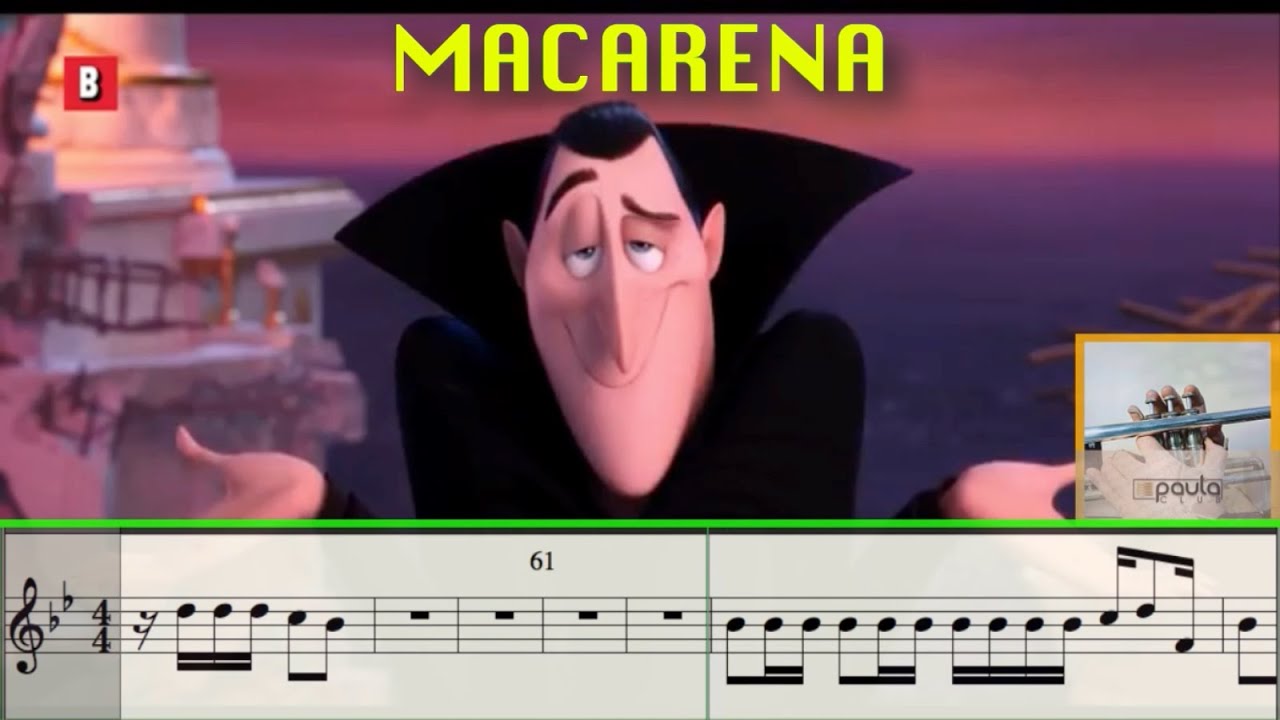 MACARENA -🎼 PARTITURA TROMPETE