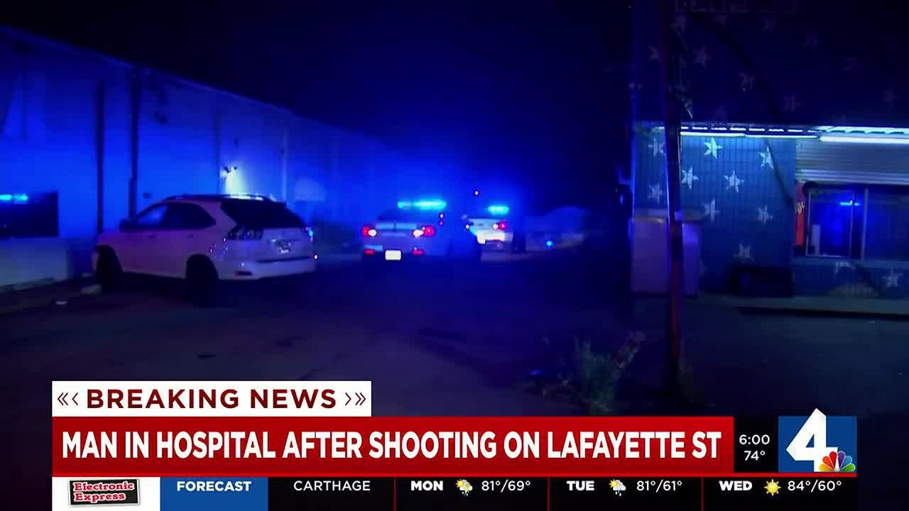 Man hospitalized after shooting on Lafayette St. - YouTube