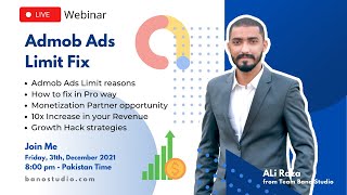 Fix Admob Ads Limit Solution 2022? - Admob ad limit problem solved - 10x Increase in your Revenue