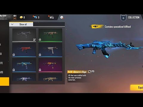 All gun skin free in free fire without topup - YouTube