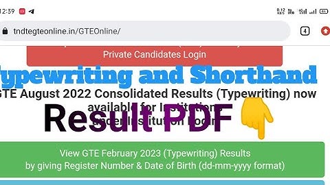 Typewriting results 2023 | shorthand results 2023 😍🥳
