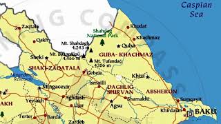 Map of Azerbaijan Map