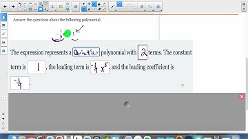 7. 1 Classifying Polynomials - Delta math Examples