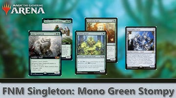 Magic: How to win with Mono-Green Stompy in FNM Singleton