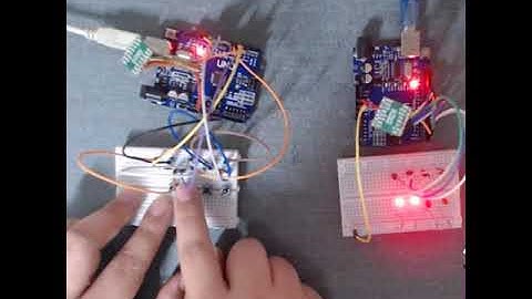 🔥🐻 아두이노에 LoRa통신(SX1276)으로 LED 4개 제어해보기!#Shorts