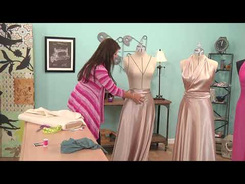 Video: How To Quickly Sew An Evening Dress