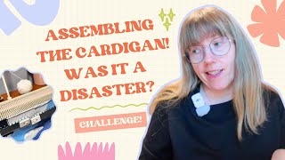 Assembling the Knitted Patchwork Cardigan Challenge - Was it a disaster or did I pull it off?