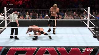 WWE 2K15 PS4 Gameplay (CPU vs.CPU) - Edge vs. Randy Orton '11 (STEVEN547 ATTRIBUTES)