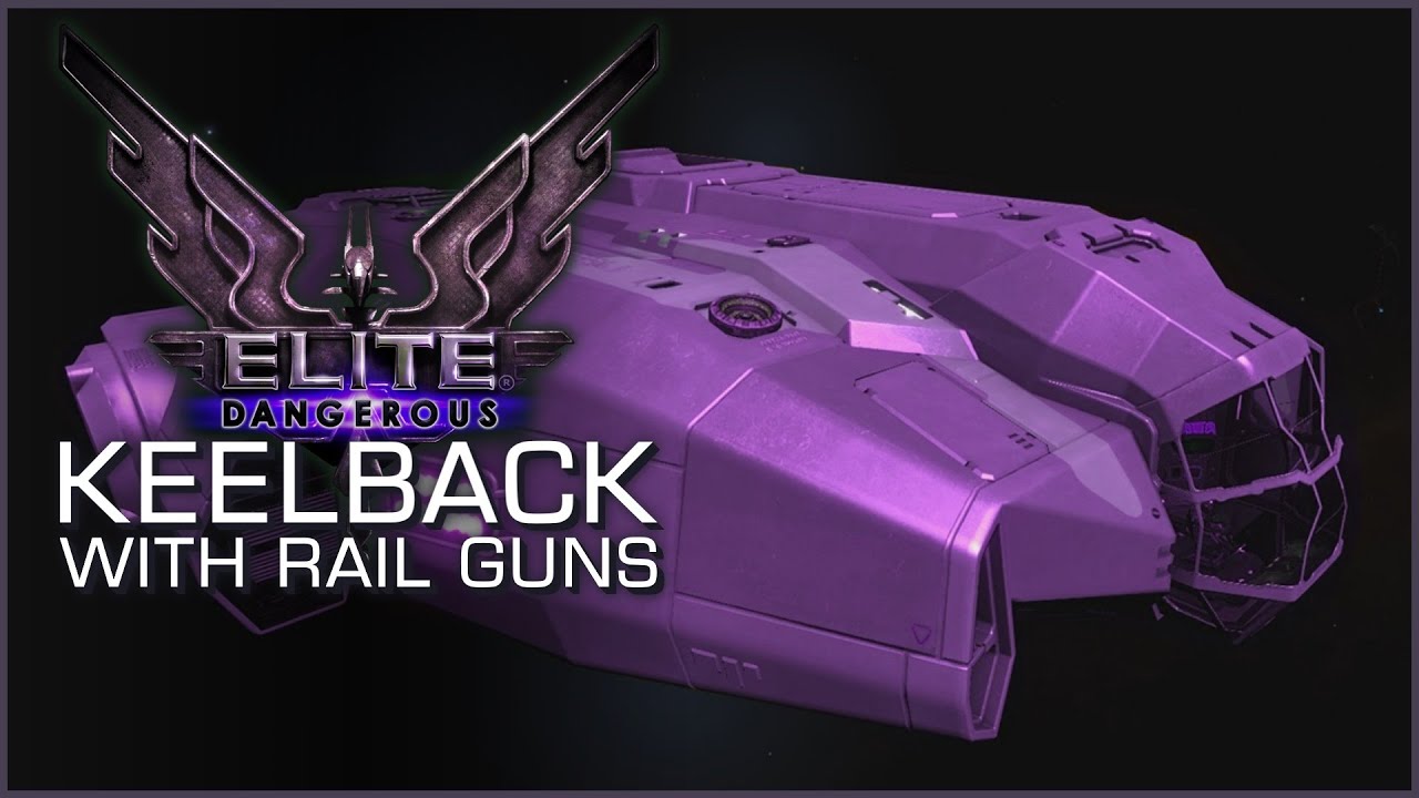 Elite Dangerous Combat Keelback with Rail Guns Let's Play / UltraWide Gameplay YouTube