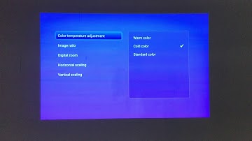 BYINTEK R15 sets the color temperature