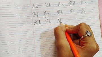 Learn cursive alphabet A–Z Perfect for kids to build neat and confident handwriting #CursiveWriting