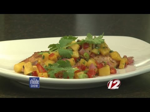 Salmon With Warm Mango Salsa