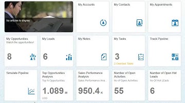 SAP CRM Account 360 on Fiori based on HANA