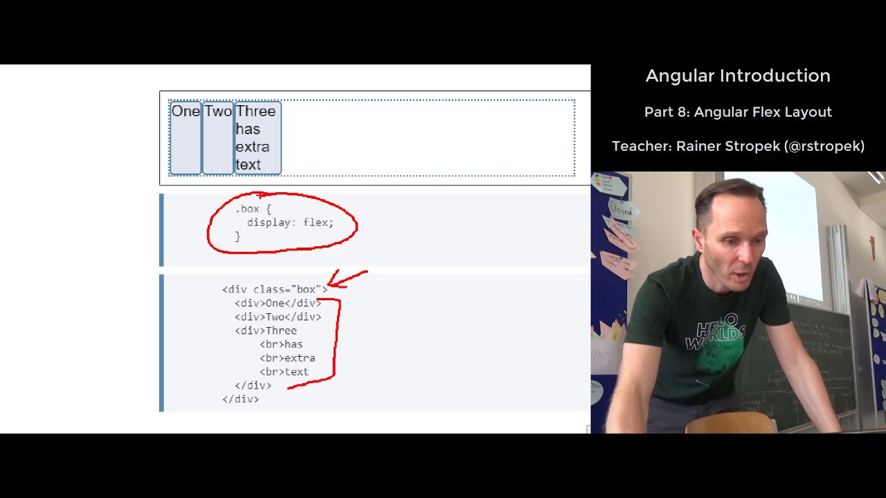 HTL Perg - Angular Course Part 8 - Flex Layout - YouTube