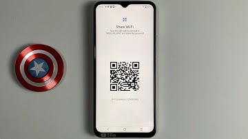 Connect wifi network with QR code, share Wifi password with QR code on Vivo Y33s Android 11