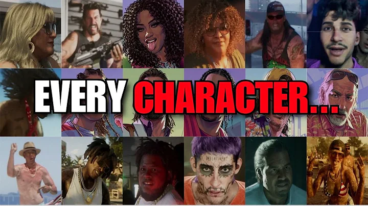 Every GTA 6 Character Explained in 15 Minutes. MUST SEE !