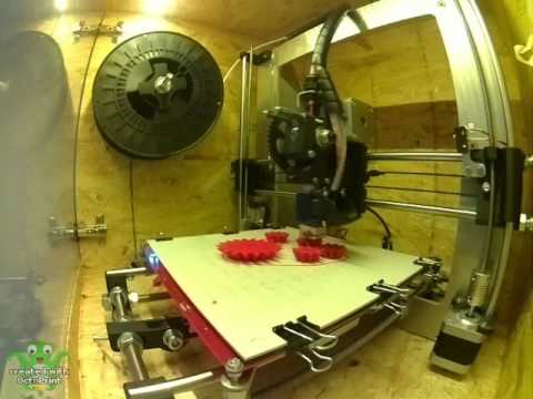 3D printing time lapse - YouTube