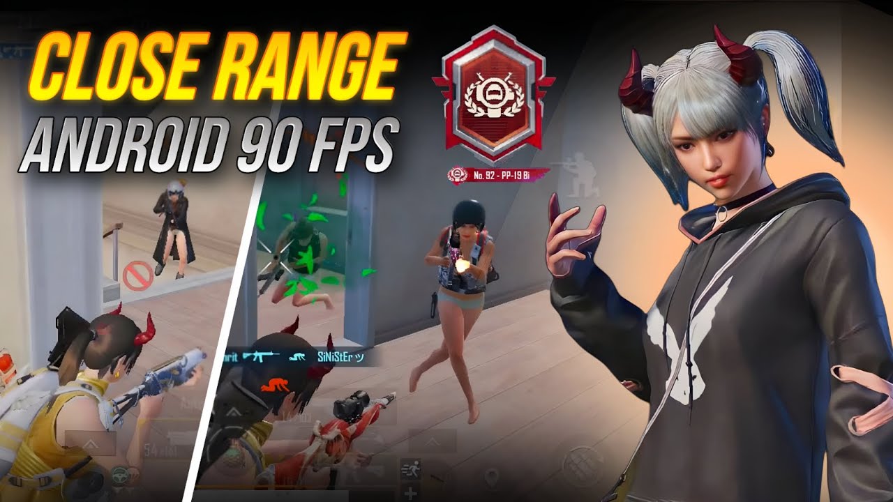 BIZON #92 🇮🇳 SERVER PLAYER 🔥 ANDROID 90 FPS❤️ BGMI CLOSE RANGE FIGHTS 