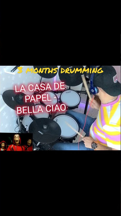 LA CASA DE PAPEL - BELLA CIAO # drum cover # Alesis Crimson 2 SE #