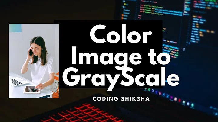 Build a Colored Image to Grayscale Black & White Image Converter Web App in Browser Using Javascript