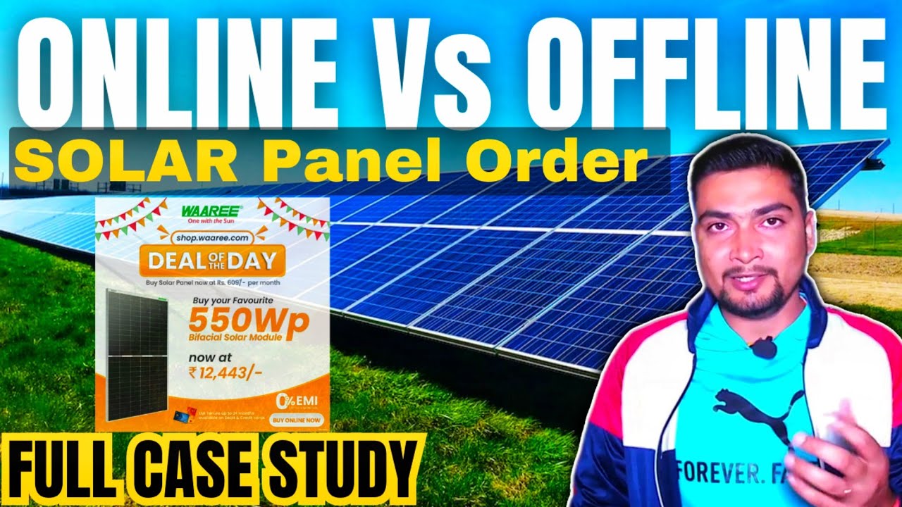ONLINE Vs OFFLINE SOLAR Panel Order | WAAREE Online Solar Panel | Case ...