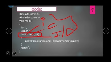 #EJ2I-CPR-UNIT-II#Looping statement-part-II