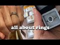 My custom sapphire engagement ring and wedding rings hunt | Engagement Vlogs #2 | Talkatiffy