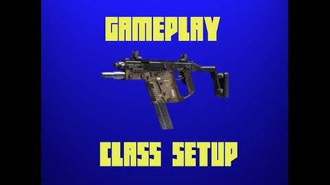 Vector K10 Class Setup and Gameplay