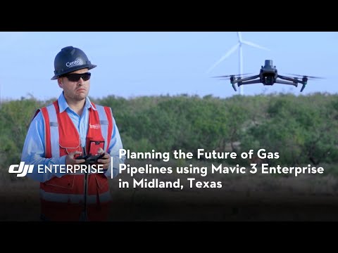 Planning the Future of Gas Pipelines - Mavic 3 Enterprise in Midland, Texas
