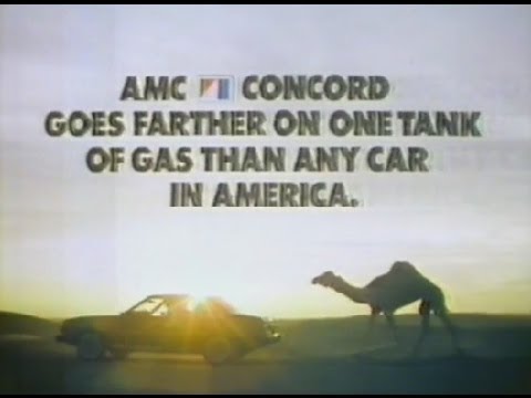 CAMEL vs CONCORD - 1979 American Motors car commercial