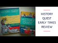 History quest early times by pandia press  secular history curriculum  review