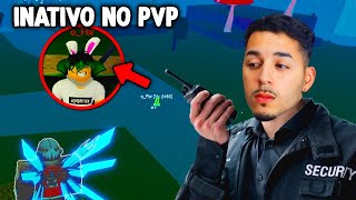 DEFENDI esse YOUTUBER INATIVO na ÁREA do PVP no Blox Fruits @ofbr