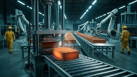 Inside the Future Brick Factory – (Full Process) How Million-Dollar Structural Bricks Are Made
